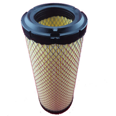 quality Construction Equipment Air Filter with 1900m³/h Flow Rate and High Dust Capacity Using High-Efficiency Filter Paper factory